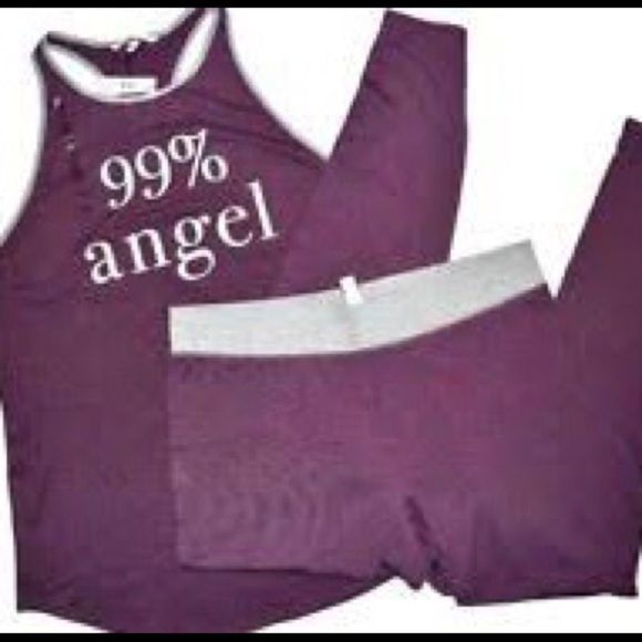 Victoria’s Secret 99% Angel super soft tank & pants pajama large - Picture 6 of 10